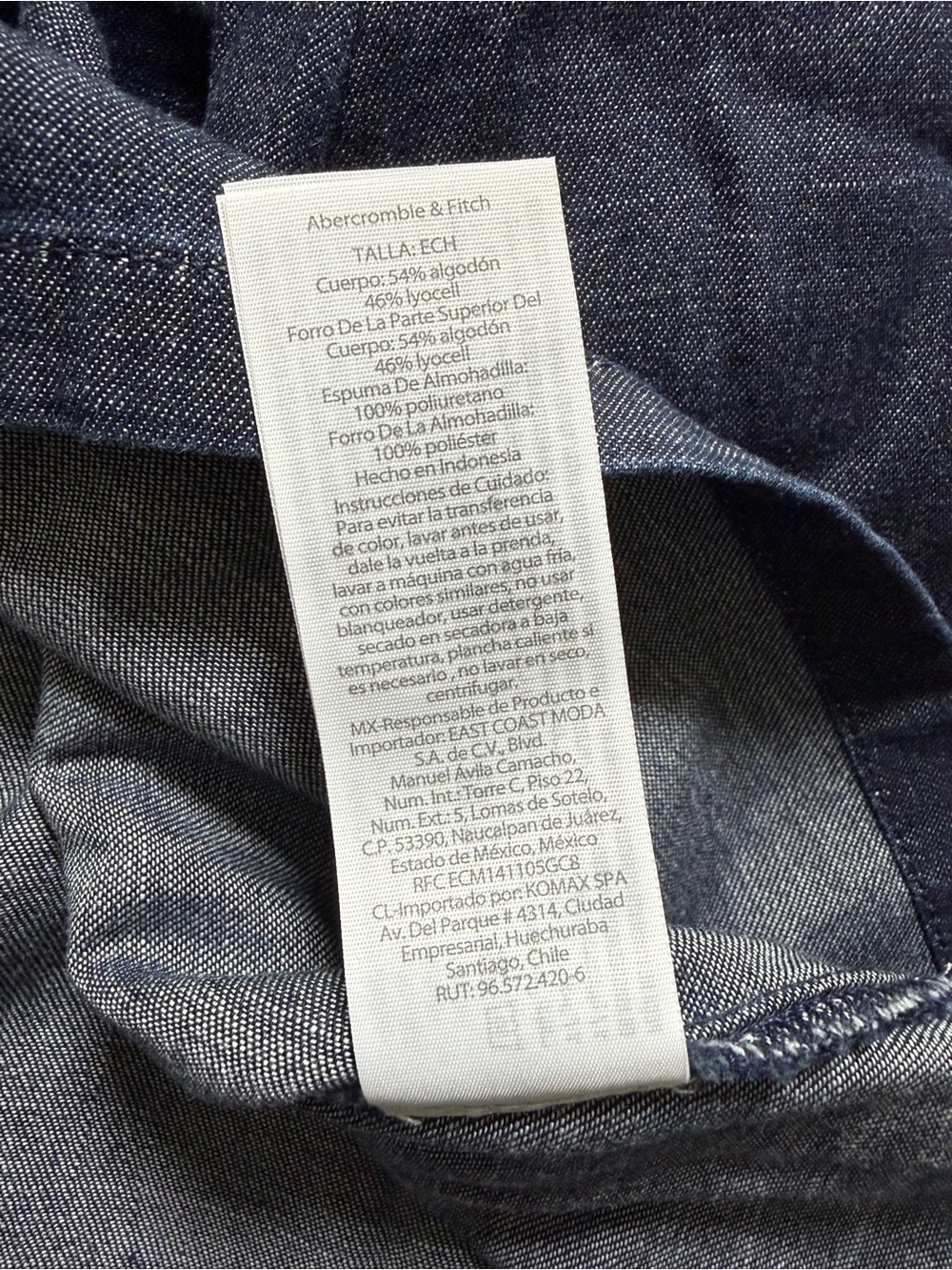 Abercrombie & Fitch Dylan Bra-Free Denim Midi Dress in Dark Wash - Picture 7 of 8